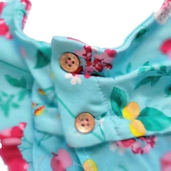 Vince Camuto Girls Floral Romper Little Girls Size 6X - Picture 5 of 8